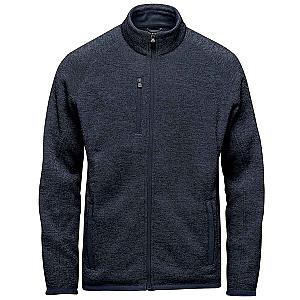 Stormtech Avalante Full Zip Knitted Fleece Jacket - Navy Heather
