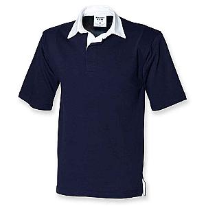 Front Row Short Sleeve Rugby Shirt - Navy