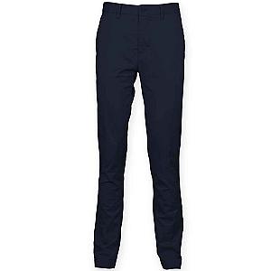 Front Row Stretch Chino Trousers - Navy