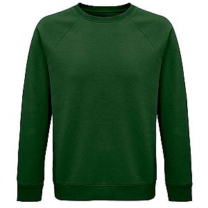 SOL'S Unisex Space Organic Raglan Sweatshirt - Bottle Green