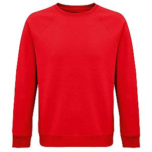 SOL'S Unisex Space Organic Raglan Sweatshirt - Red