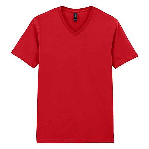 Gildan SoftStyle® V Neck T-Shirt - Red