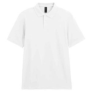 Gildan SoftStyle® Double Piqué Polo Shirt - White