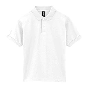 Gildan Kids DryBlend® Jersey Polo Shirt - White