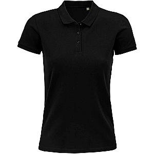 SOL'S Ladies Planet Organic Piqué Polo Shirt - Black