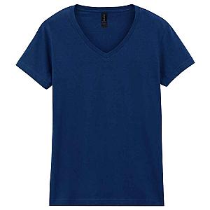 Gildan Ladies SoftStyle® V Neck T-Shirt - Navy