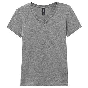 Gildan Ladies SoftStyle® V Neck T-Shirt - Sport Grey