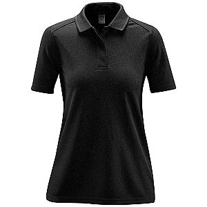 Stormtech Ladies Endurance HD Polo Shirt - Black/Dolphin