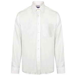 Henbury Long Sleeve Wicking Shirt - White