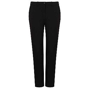 Henbury Ladies Stretch Chino Trousers - Black