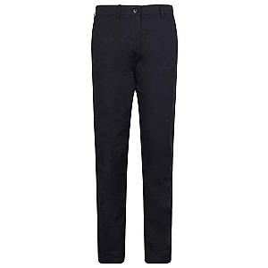 Henbury Ladies Stretch Chino Trousers - Navy