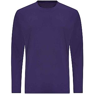 AWDis Cool Long Sleeve Wicking T-Shirt - Purple