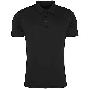 AWDis Cool Smooth Polo Shirt - Jet Black