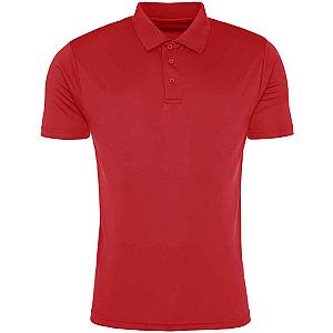 AWDis Cool Smooth Polo Shirt - Fire Red
