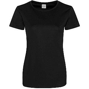 AWDis Ladies Cool Smooth T-Shirt - Jet Black