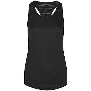 AWDis Ladies Cool Smooth Workout Vest - Jet Black
