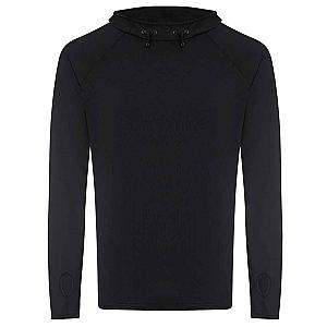 AWDis Cool Cowl Neck Top - Jet Black