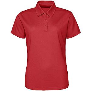 AWDis Ladies Cool Polo Shirt - Fire Red