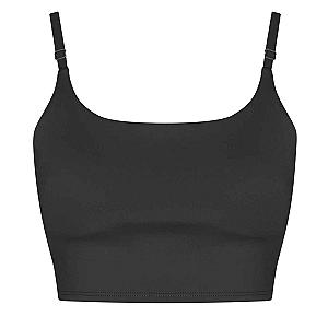 AWDis Ladies Cool Recycled Tech Sports Bra - Jet Black