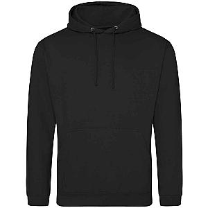 AWDis College Hoodie - Deep Black