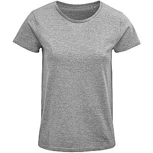 SOL'S Ladies Crusader Organic T-Shirt - Grey Marl