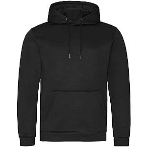 AWDis Sports Polyester Hoodie - Jet Black