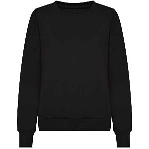 AWDis Ladies Sweatshirt - Deep Black