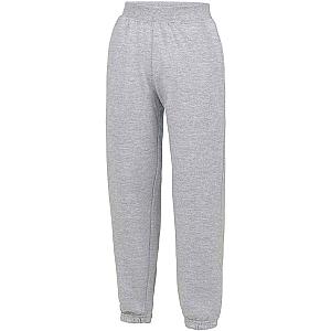AWDis Kids Cuffed Jog Pants - Heather Grey