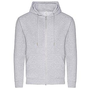 AWDis Organic Zoodie - Heather Grey