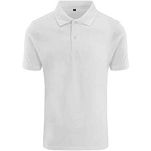 AWDis Stretch Piqué Polo Shirt - White
