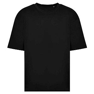 AWDis Unisex Oversize 100 T-Shirt - Deep Black