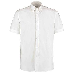 Kustom Kit Short Sleeve Classic Fit Workforce Shirt - White