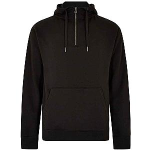 Kustom Kit 1/4 Zip Hoodie - Black