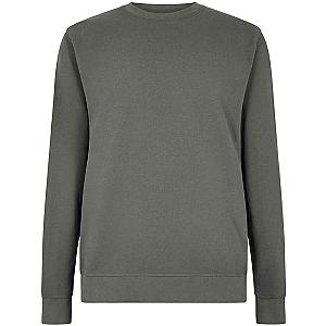 Kustom Kit Regular Fit Piqué Sweatshirt - Dark Grey