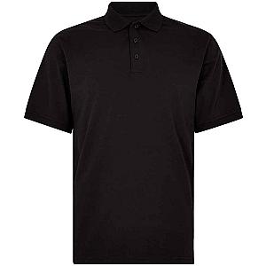 Kustom Kit Regular Fit Superwash® 60°C Jersey Polo Shirt - Black