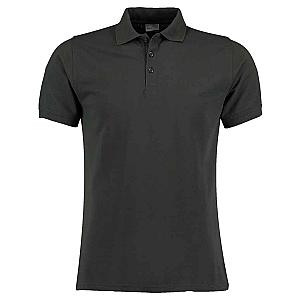 Kustom Kit Klassic Slim Fit Poly/Cotton Piqué Polo Shirt - Graphite Grey