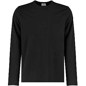 Kustom Kit Long Sleeve Fashion Fit Superwash® 60°C T-Shirt - Black