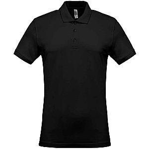 Kariban Short Sleeve Piqué Polo Shirt - Black