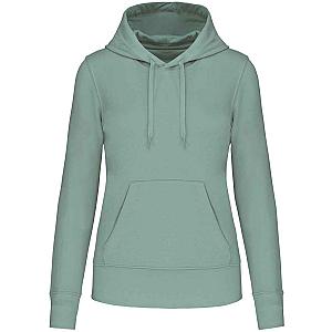 Kariban Ladies Eco Friendly Hooded Sweatshirt - Sage