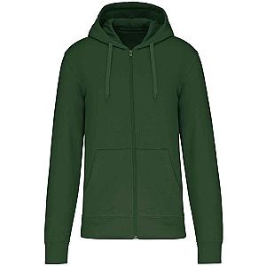 Kariban Eco Friendly Full Zip Hoodie - Forest Green