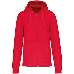 Kariban Eco Friendly Full Zip Hoodie - Red