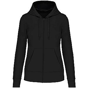 Kariban Ladies Eco Friendly Full Zip Hoodie - Black