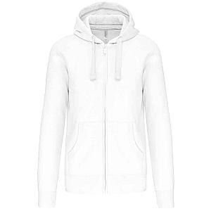 Kariban Full Zip Hooded Sweatshirt - White