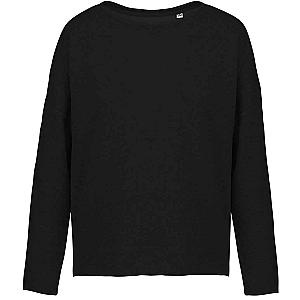 Kariban Ladies Oversized Sweatshirt - Black