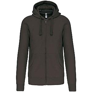 Kariban Full Zip Hooded Sweatshirt - Dark Grey