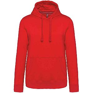 Kariban Hooded Sweatshirt - Red