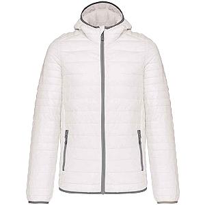 Kariban Lightweight Hooded Padded Jacket - White