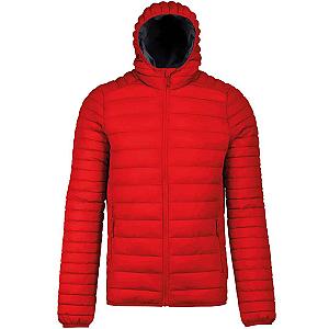 Kariban Lightweight Hooded Padded Jacket - Red