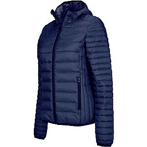 Kariban Ladies Lightweight Hooded Padded Jacket - Navy