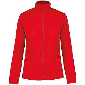 Kariban Ladies Maureen Micro Fleece Jacket - Red